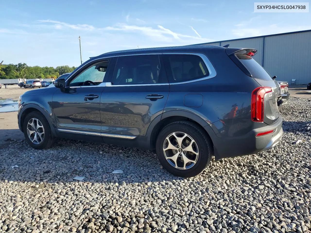 2020 Kia Telluride Ex VIN: 5XYP34HC5LG047938 Lot: 61296116