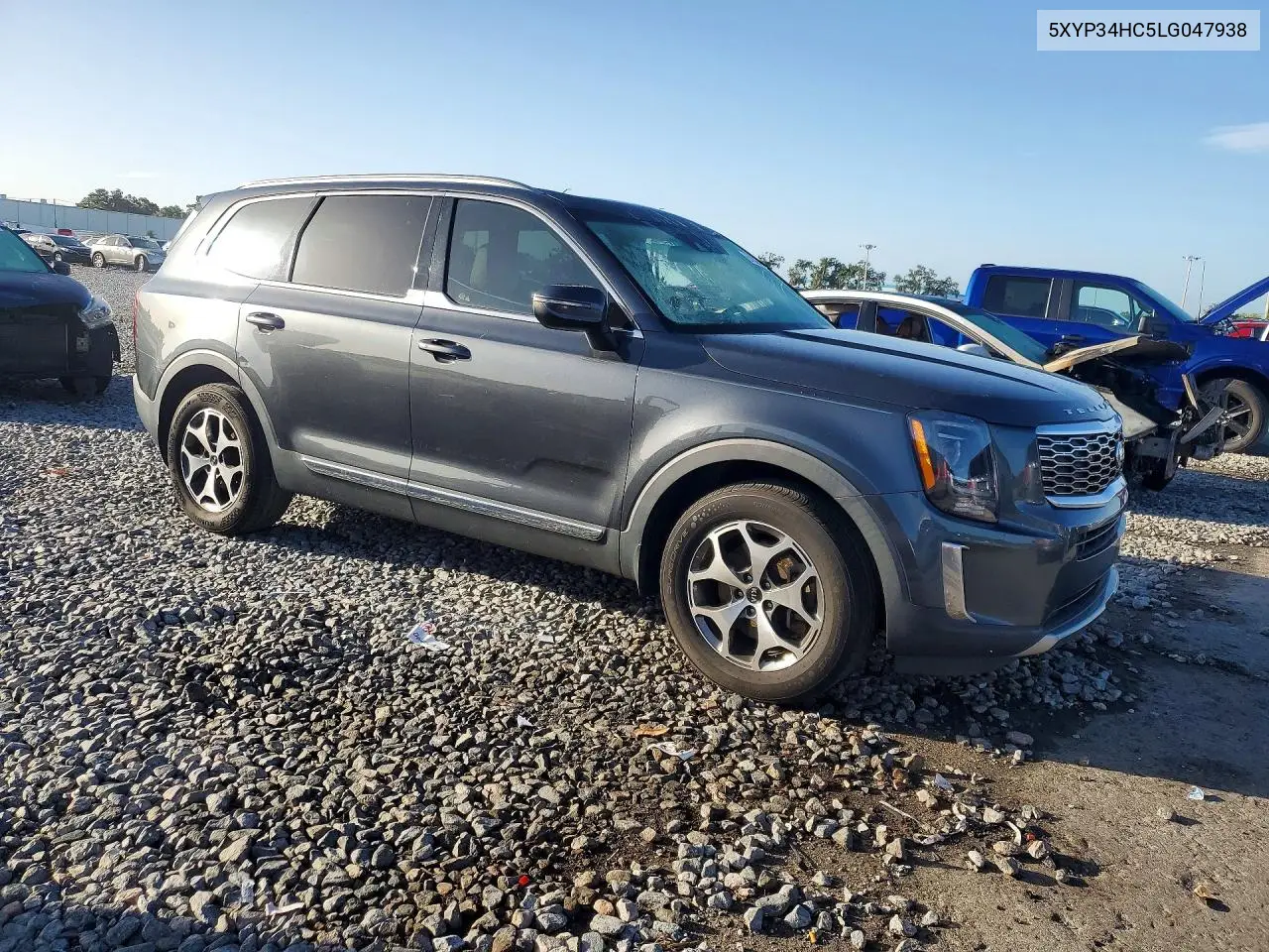 2020 Kia Telluride Ex VIN: 5XYP34HC5LG047938 Lot: 61296116