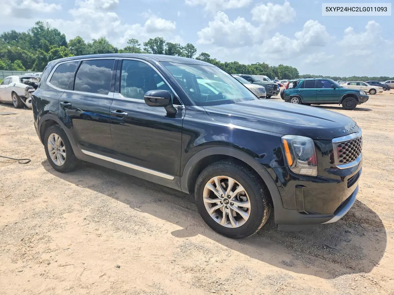 2020 Kia Telluride Lx VIN: 5XYP24HC2LG011093 Lot: 61509406