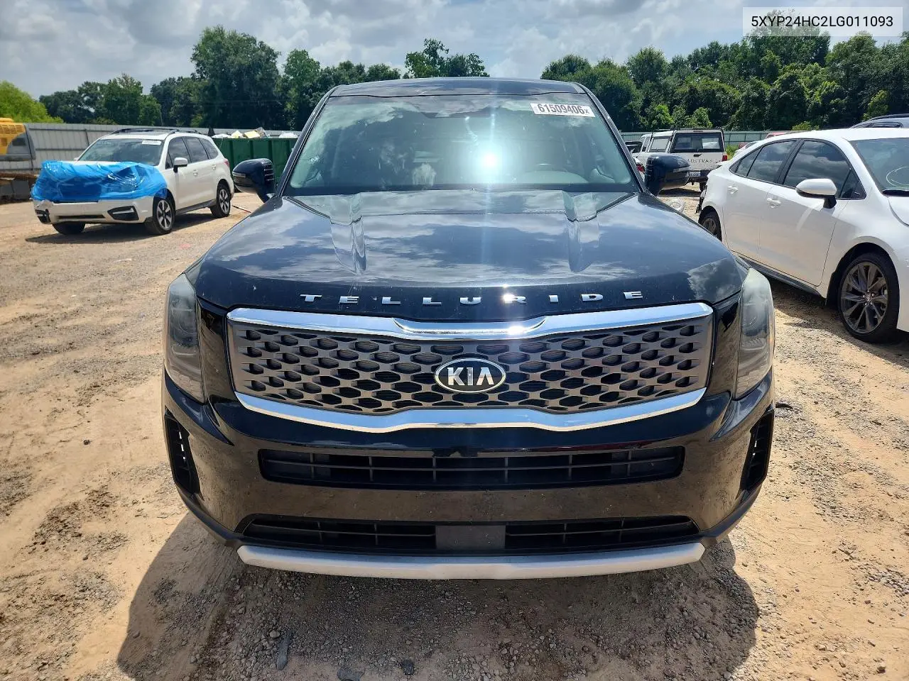 2020 Kia Telluride Lx VIN: 5XYP24HC2LG011093 Lot: 61509406