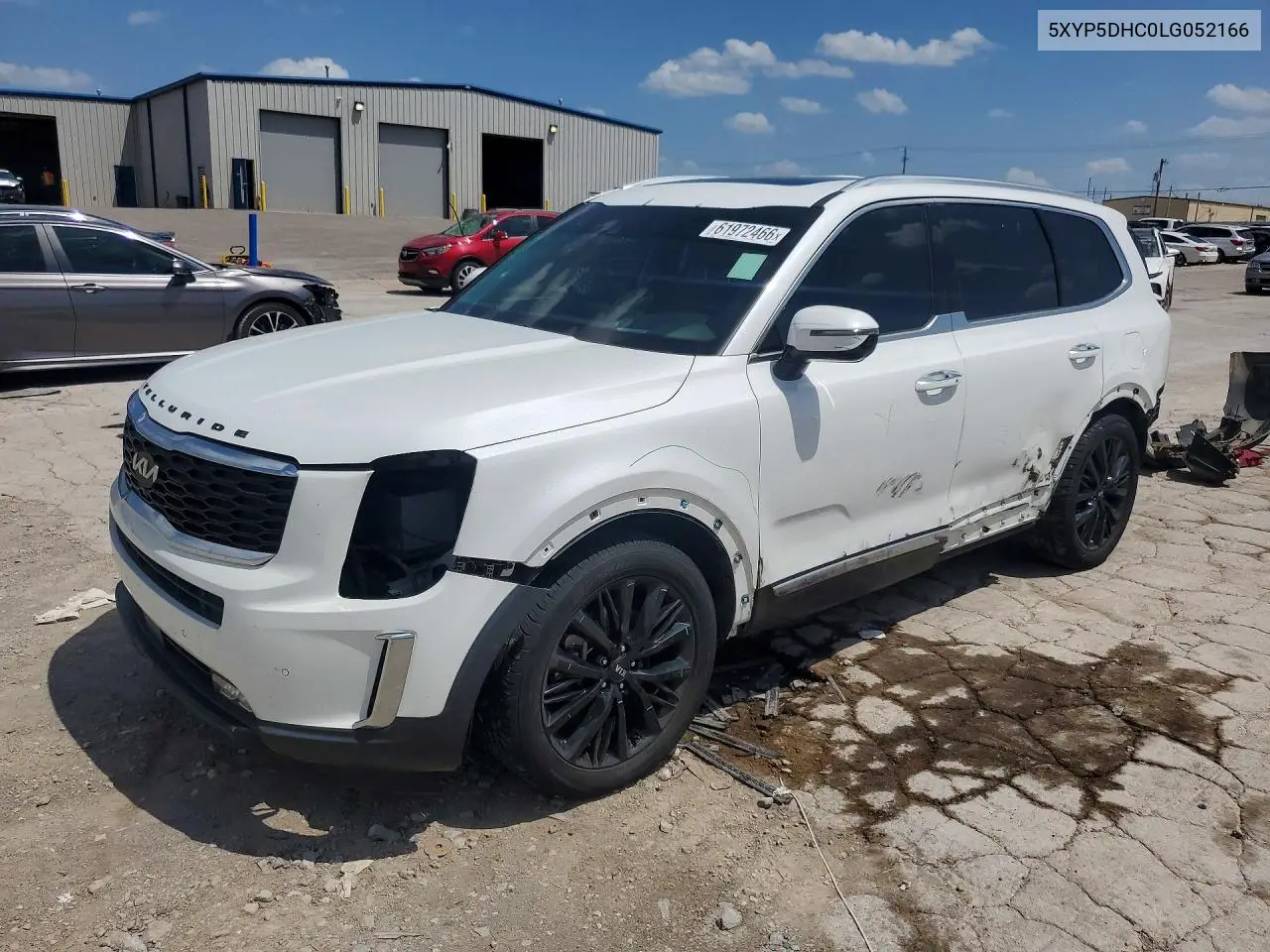 2020 Kia Telluride Sx VIN: 5XYP5DHC0LG052166 Lot: 61972466