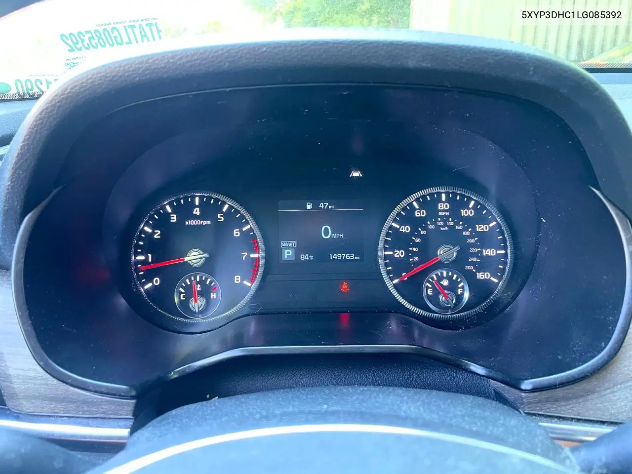 2020 Kia Telluride Ex VIN: 5XYP3DHC1LG085392 Lot: 61974986