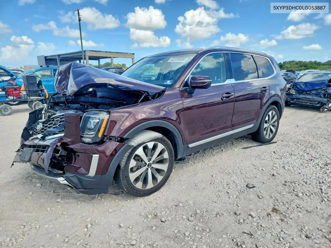 5XYP3DHC0LG053887 2020 Kia Telluride Ex