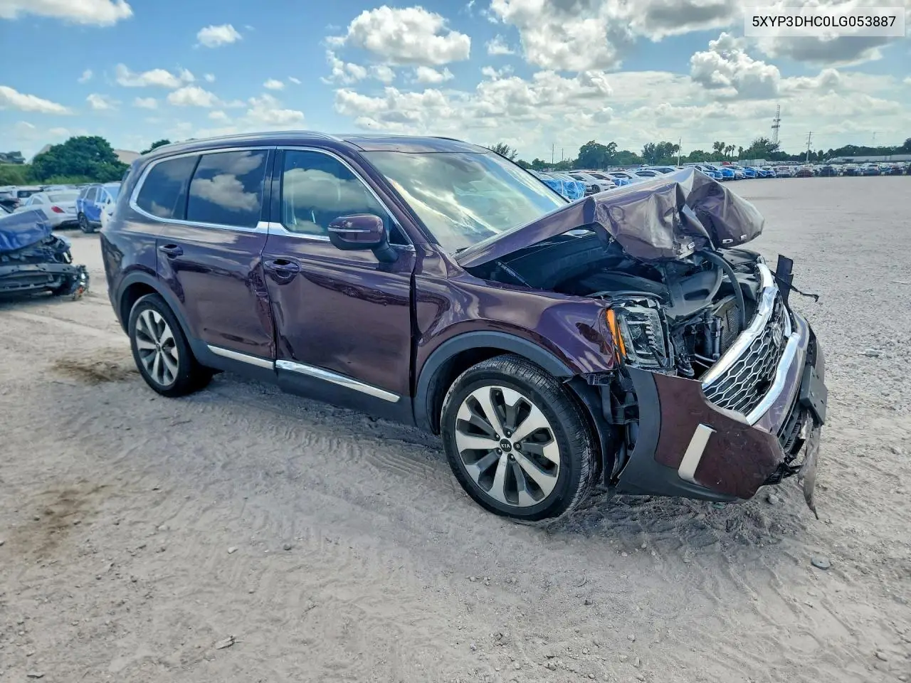 5XYP3DHC0LG053887 2020 Kia Telluride Ex