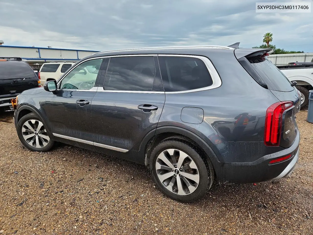 2021 Kia Telluride Ex VIN: 5XYP3DHC3MG117406 Lot: 55000946