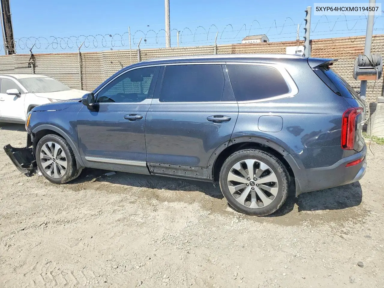 2021 Kia Telluride S VIN: 5XYP64HCXMG194507 Lot: 56098896