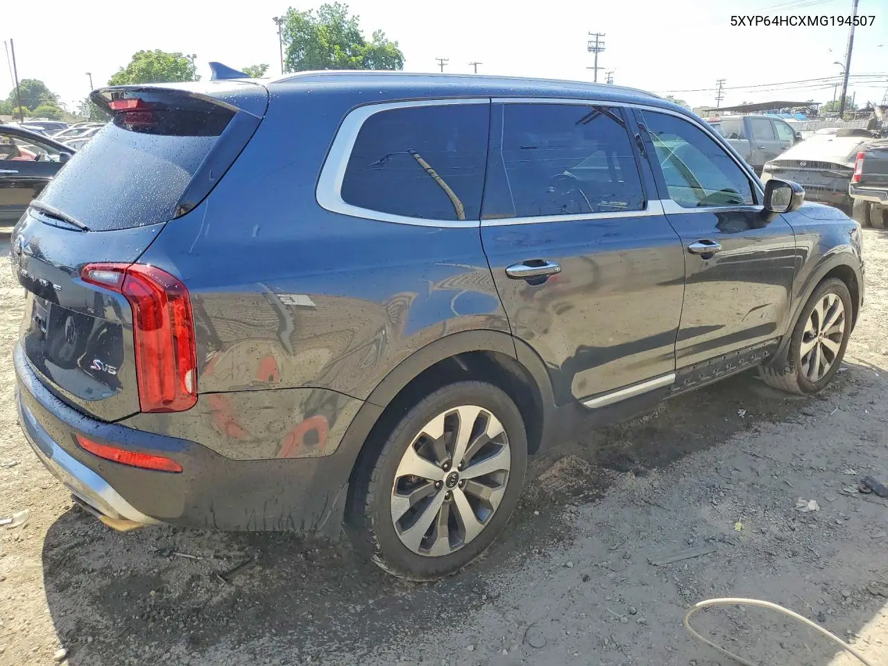 2021 Kia Telluride S VIN: 5XYP64HCXMG194507 Lot: 56098896