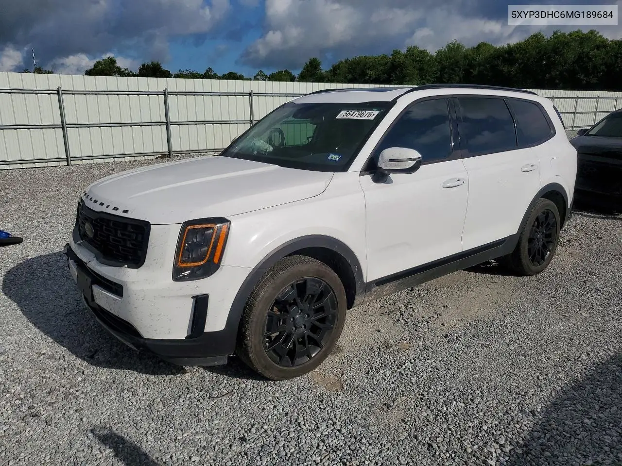 2021 Kia Telluride Ex VIN: 5XYP3DHC6MG189684 Lot: 56479676
