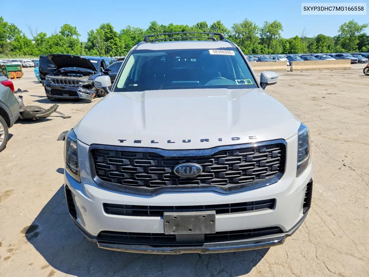 2021 Kia Telluride VIN: 5XYP3DHC7MG166558 Lot: 58399306