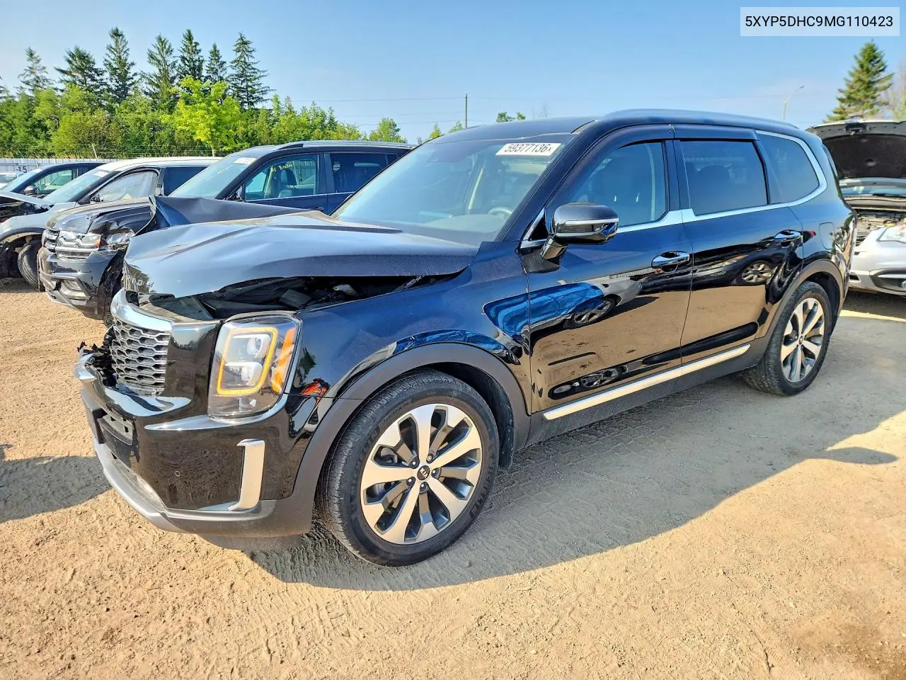2021 Kia Telluride Sx VIN: 5XYP5DHC9MG110423 Lot: 59377136