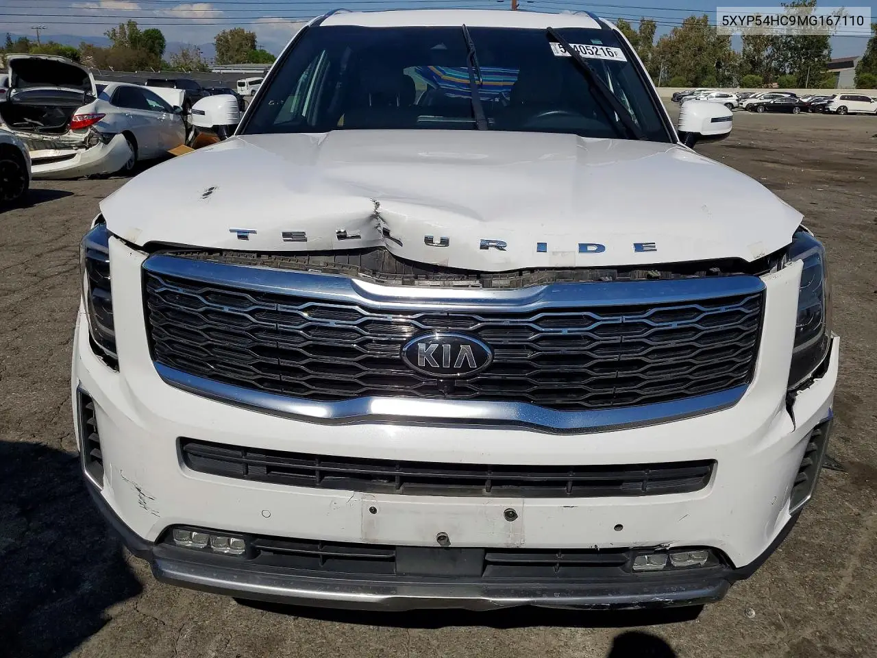 2021 Kia Telluride Sx VIN: 5XYP54HC9MG167110 Lot: 59405216