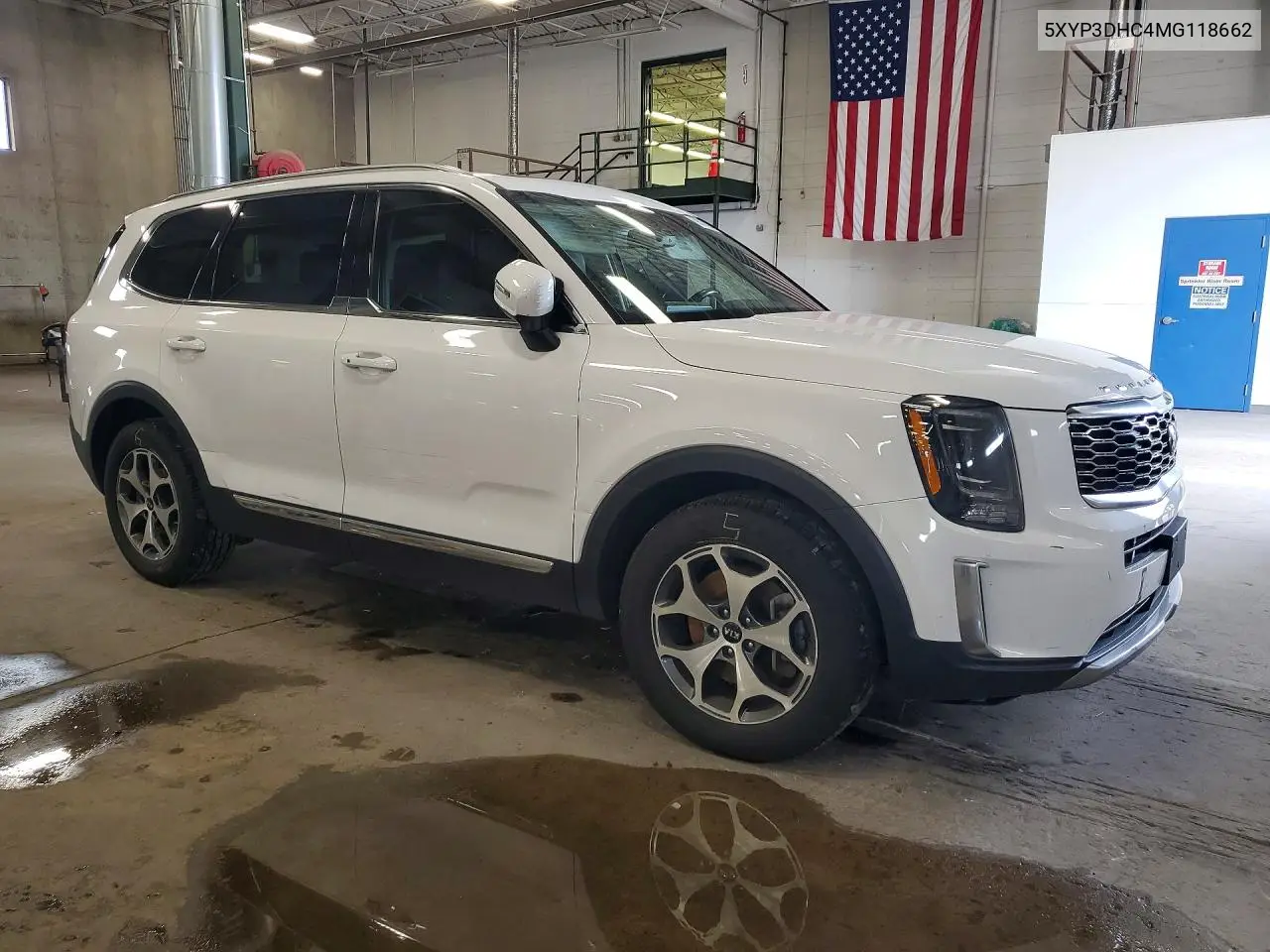 2021 Kia Telluride Ex VIN: 5XYP3DHC4MG118662 Lot: 59577286