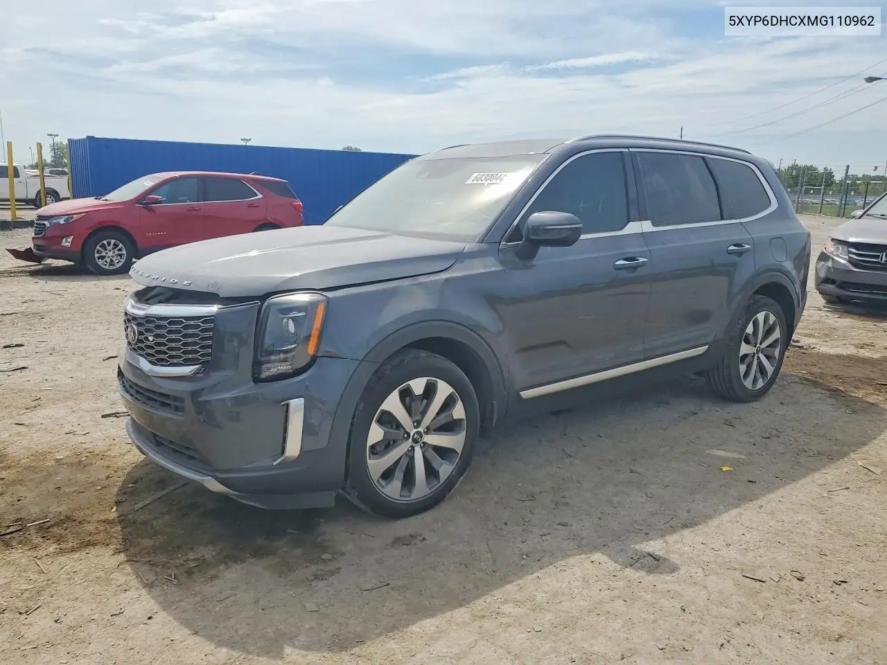 2021 Kia Telluride S VIN: 5XYP6DHCXMG110962 Lot: 60300446