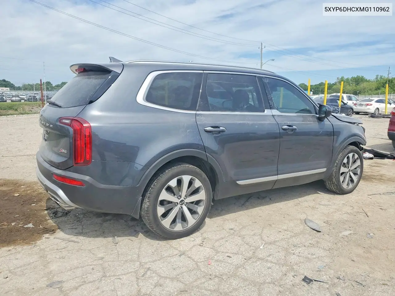 2021 Kia Telluride S VIN: 5XYP6DHCXMG110962 Lot: 60300446