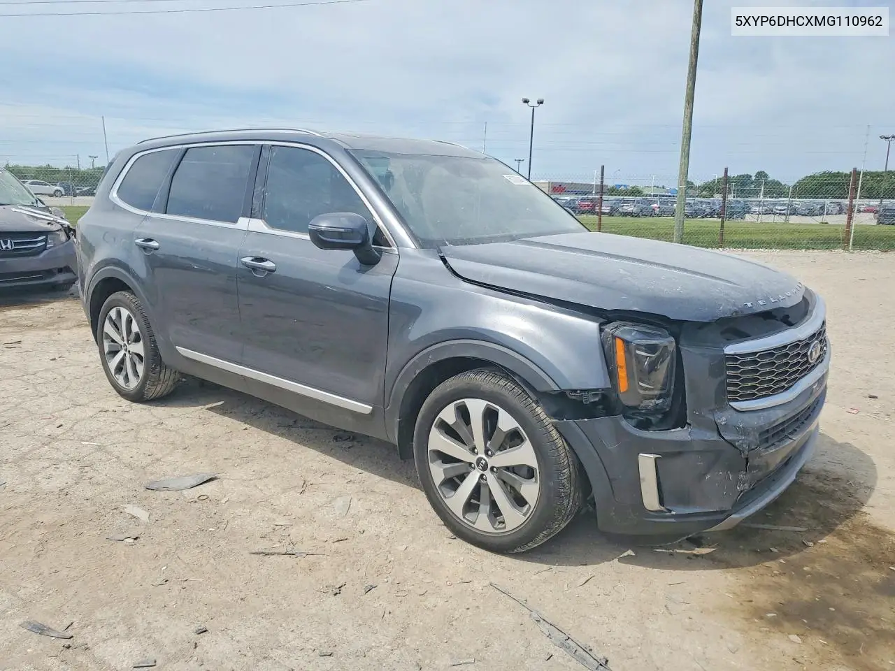2021 Kia Telluride S VIN: 5XYP6DHCXMG110962 Lot: 60300446
