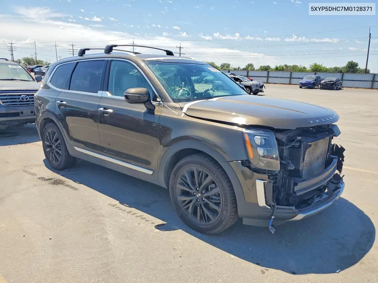 2021 Kia Telluride Sx VIN: 5XYP5DHC7MG128371 Lot: 60442696