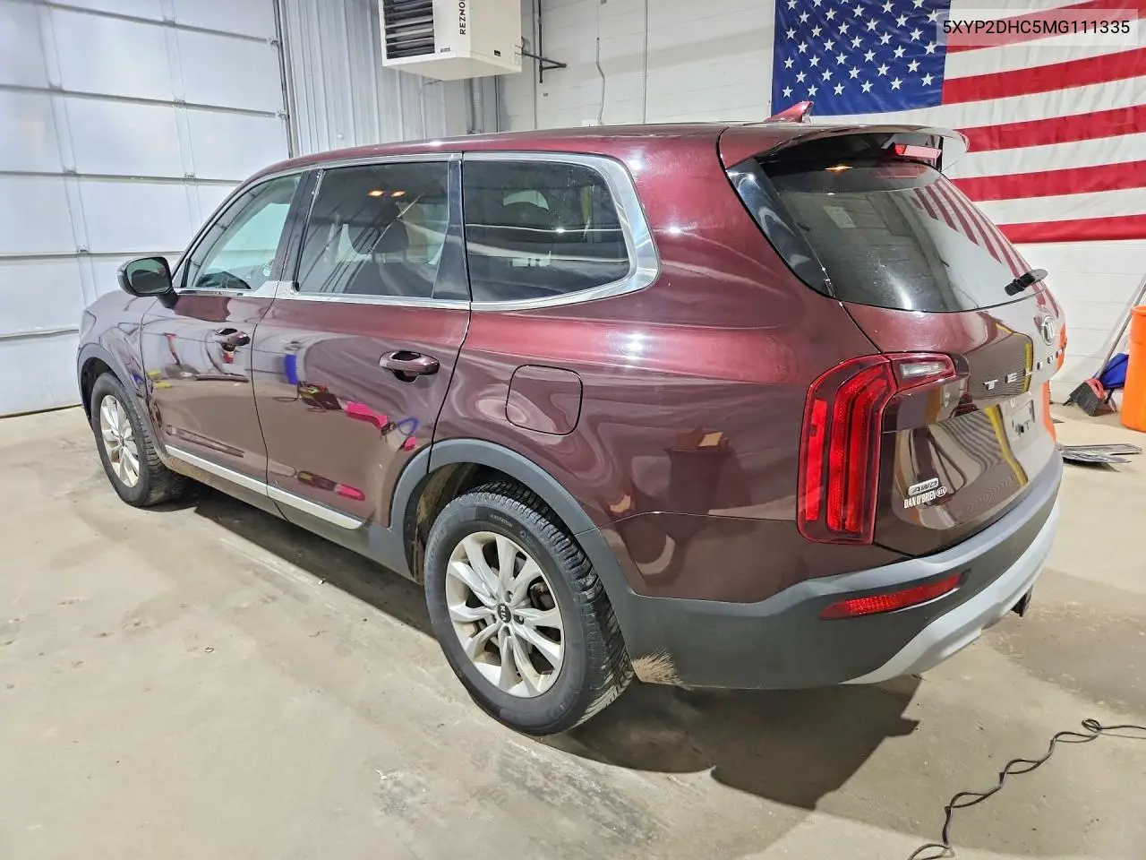 2021 Kia Telluride Lx VIN: 5XYP2DHC5MG111335 Lot: 60632736