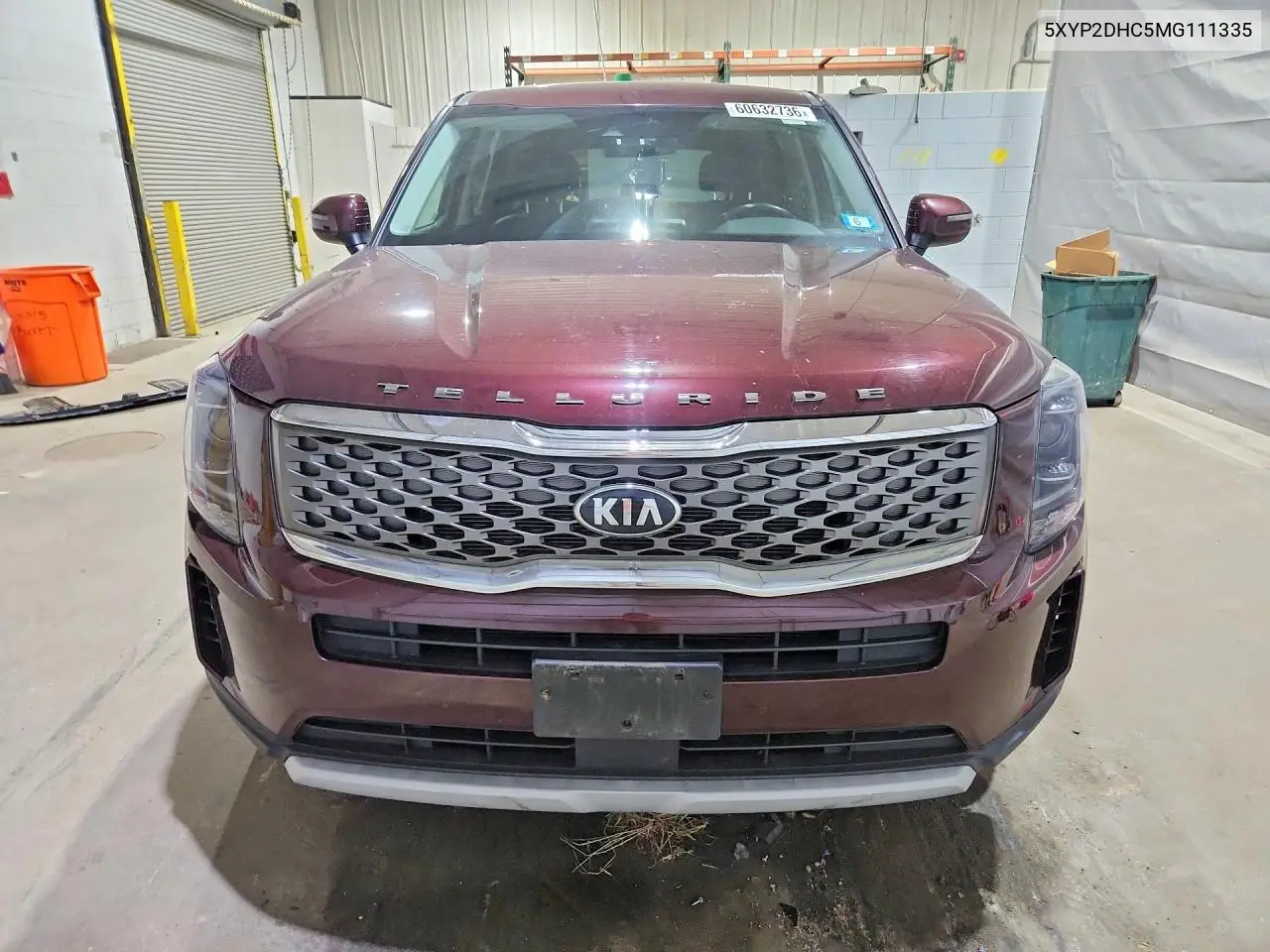 2021 Kia Telluride Lx VIN: 5XYP2DHC5MG111335 Lot: 60632736