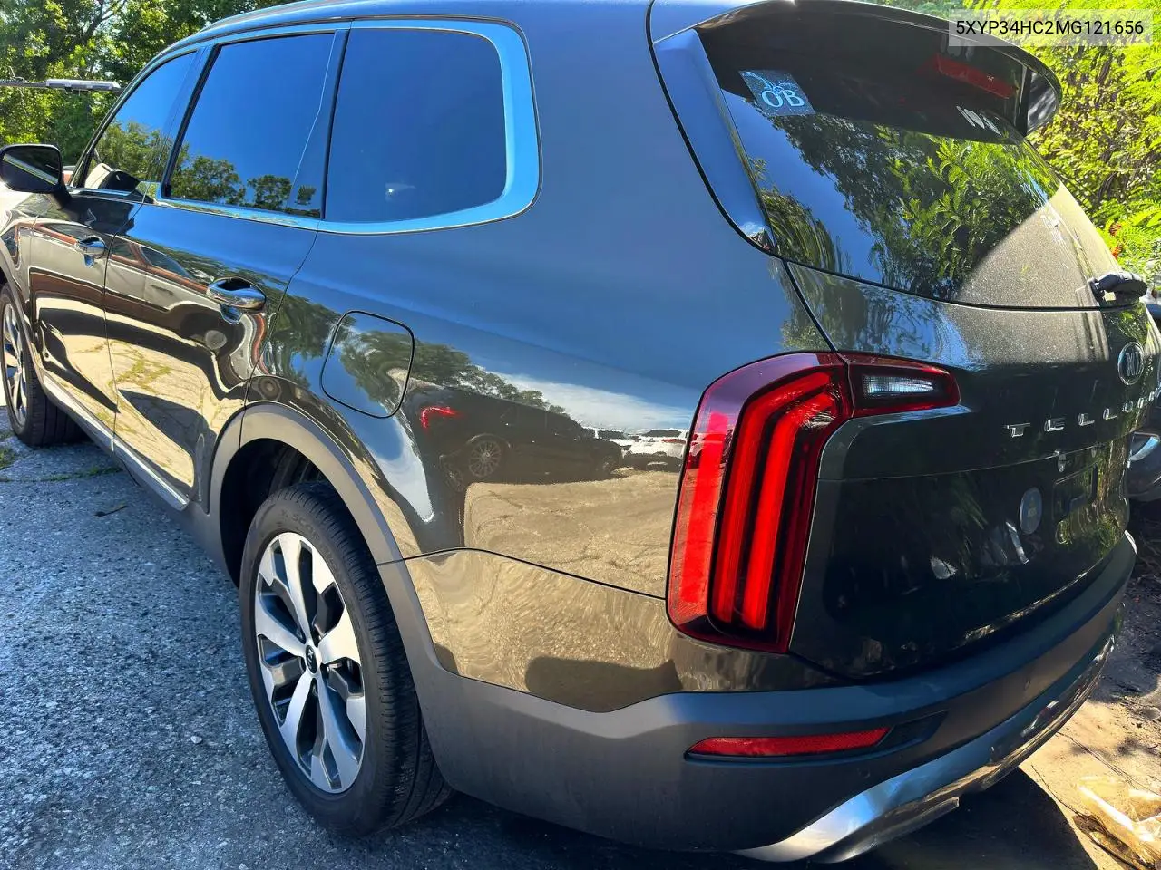 2021 Kia Telluride Ex VIN: 5XYP34HC2MG121656 Lot: 60685236