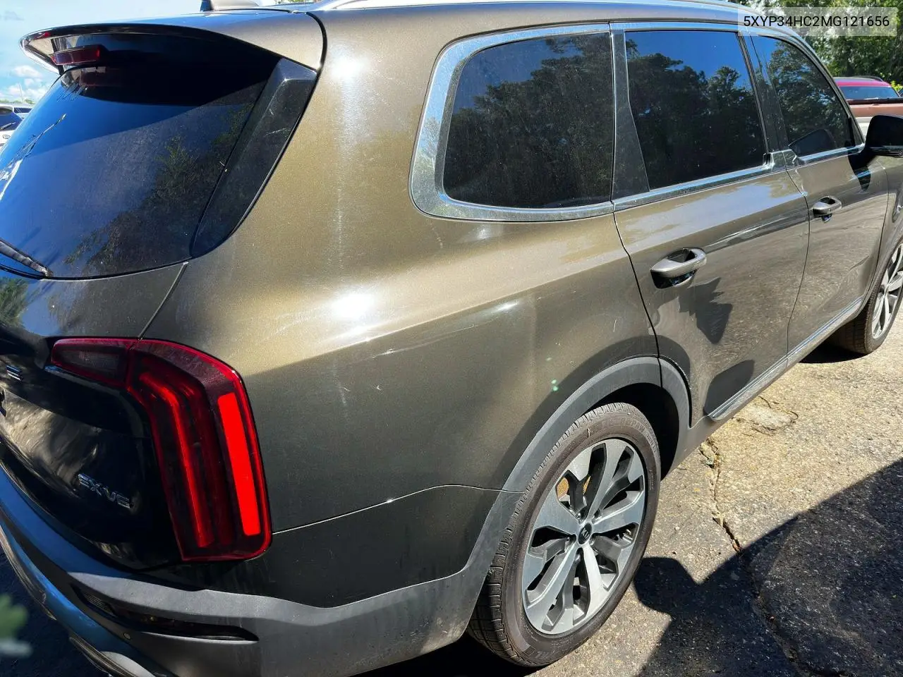 2021 Kia Telluride Ex VIN: 5XYP34HC2MG121656 Lot: 60685236
