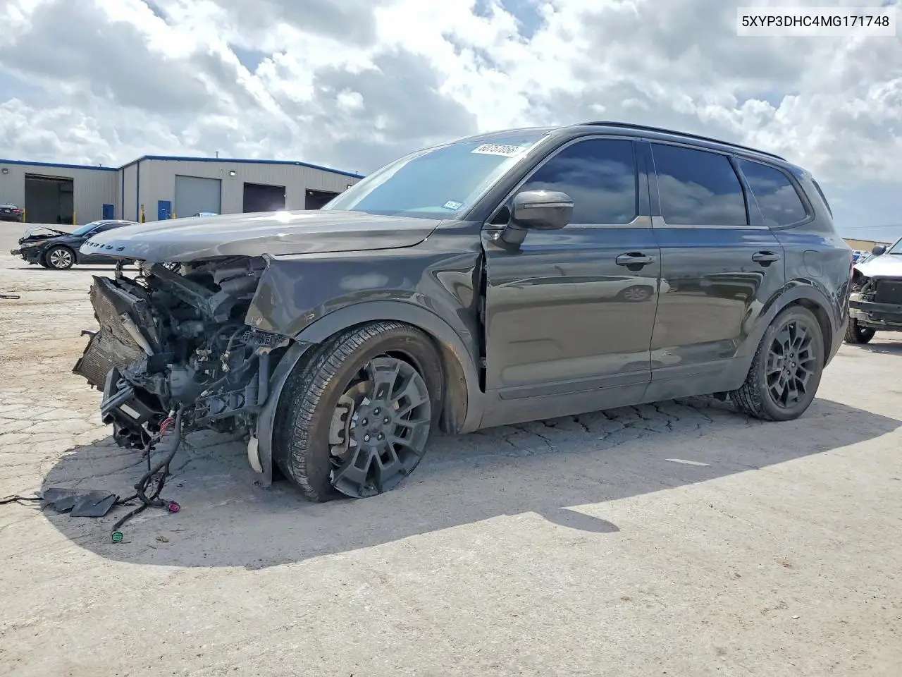 2021 Kia Telluride Ex VIN: 5XYP3DHC4MG171748 Lot: 60757056