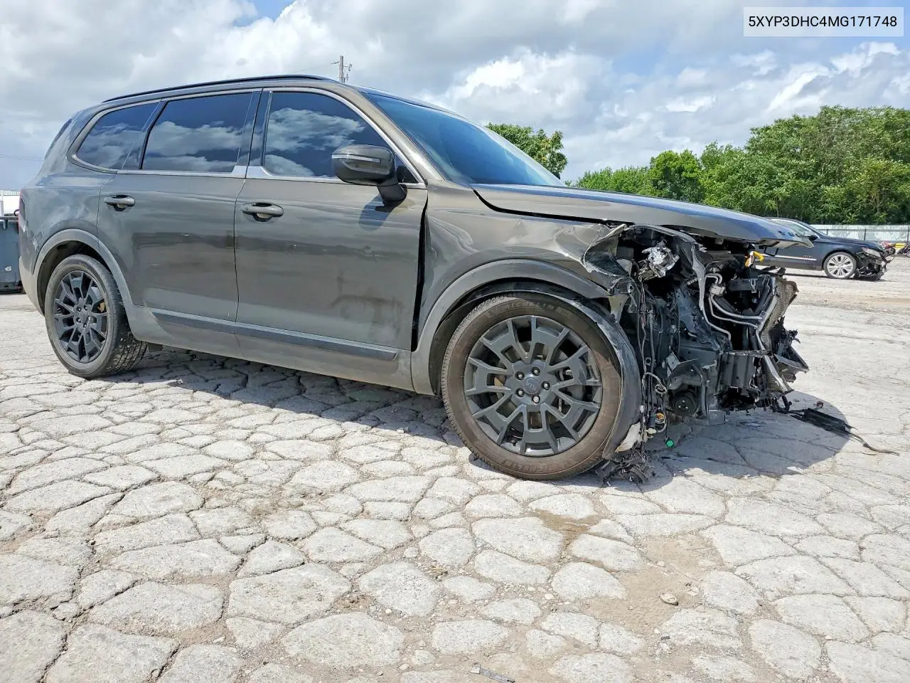 2021 Kia Telluride Ex VIN: 5XYP3DHC4MG171748 Lot: 60757056