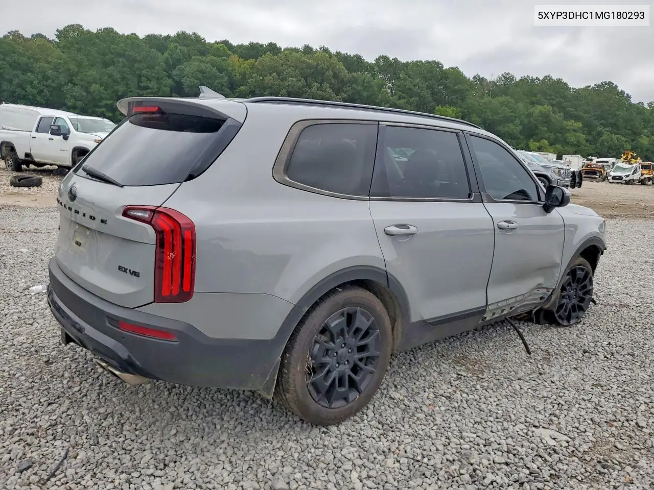 2021 Kia Telluride Ex VIN: 5XYP3DHC1MG180293 Lot: 60960836