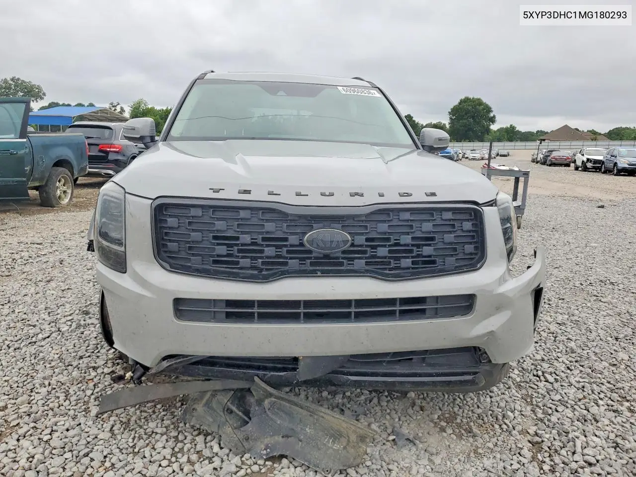 2021 Kia Telluride Ex VIN: 5XYP3DHC1MG180293 Lot: 60960836