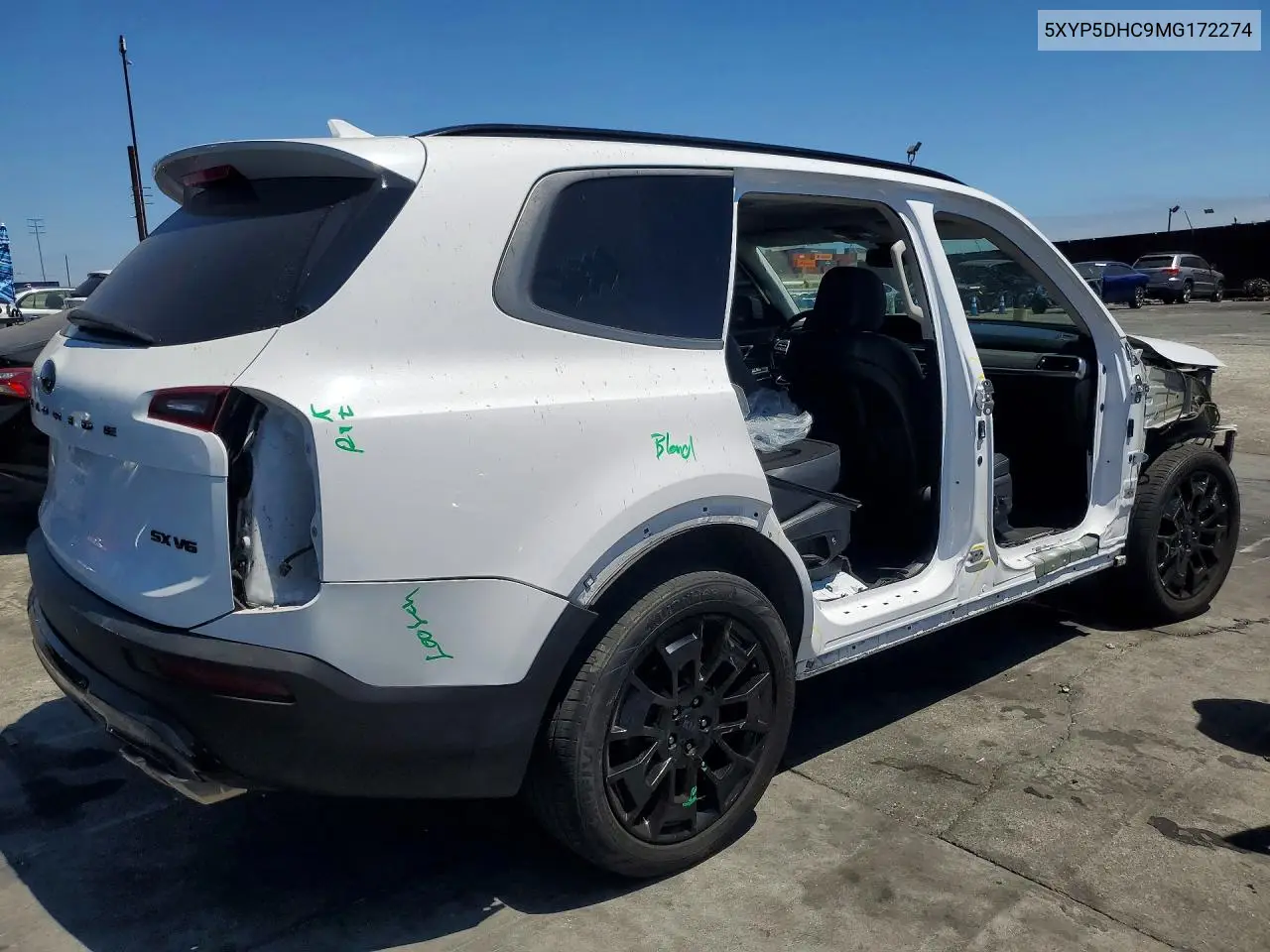 2021 Kia Telluride Sx VIN: 5XYP5DHC9MG172274 Lot: 60975706