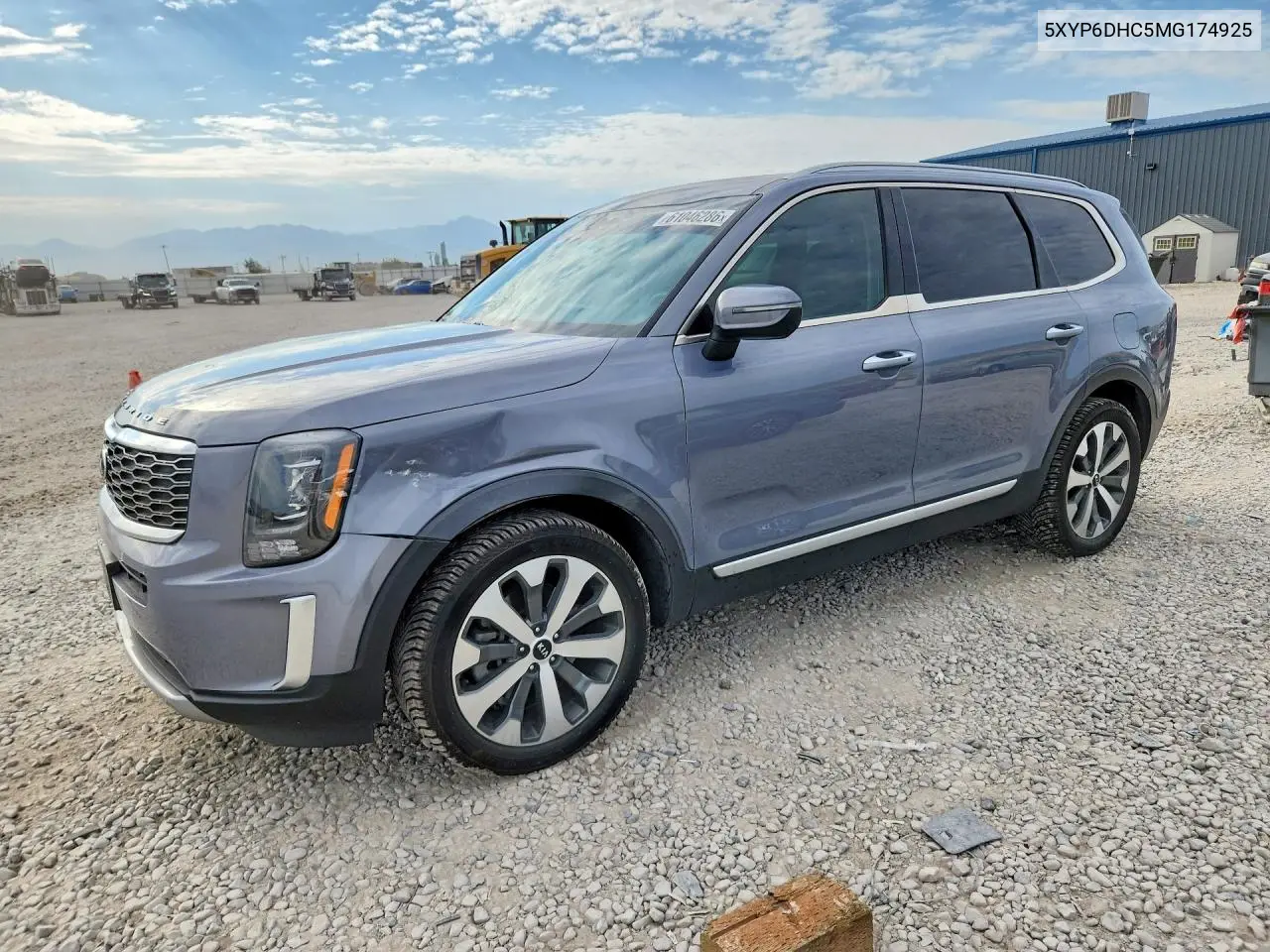 2021 Kia Telluride S VIN: 5XYP6DHC5MG174925 Lot: 61046286