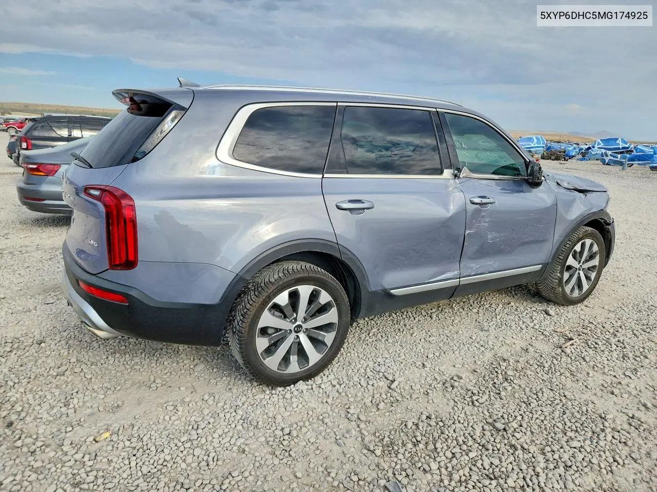 2021 Kia Telluride S VIN: 5XYP6DHC5MG174925 Lot: 61046286