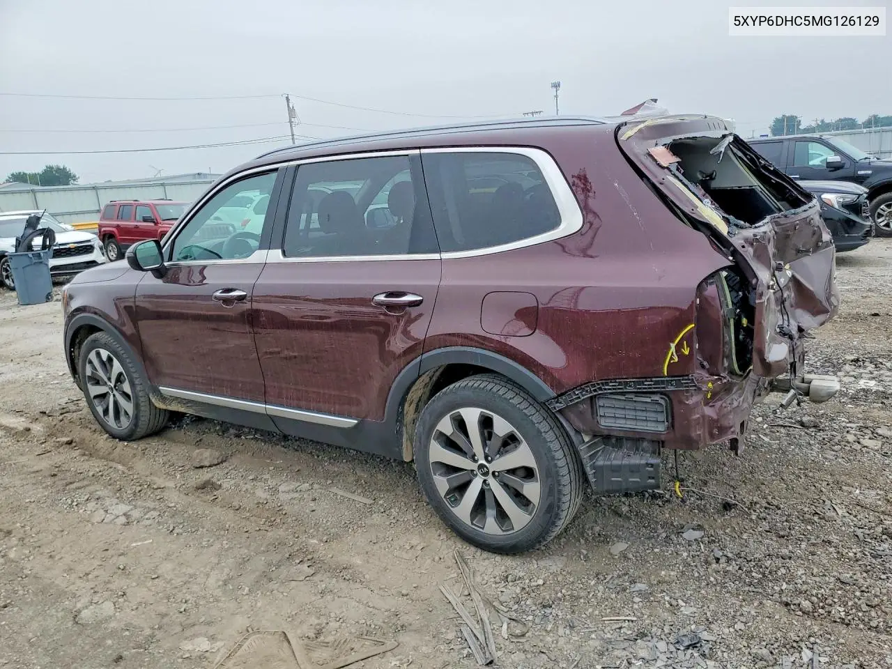2021 Kia Telluride VIN: 5XYP6DHC5MG126129 Lot: 61046976