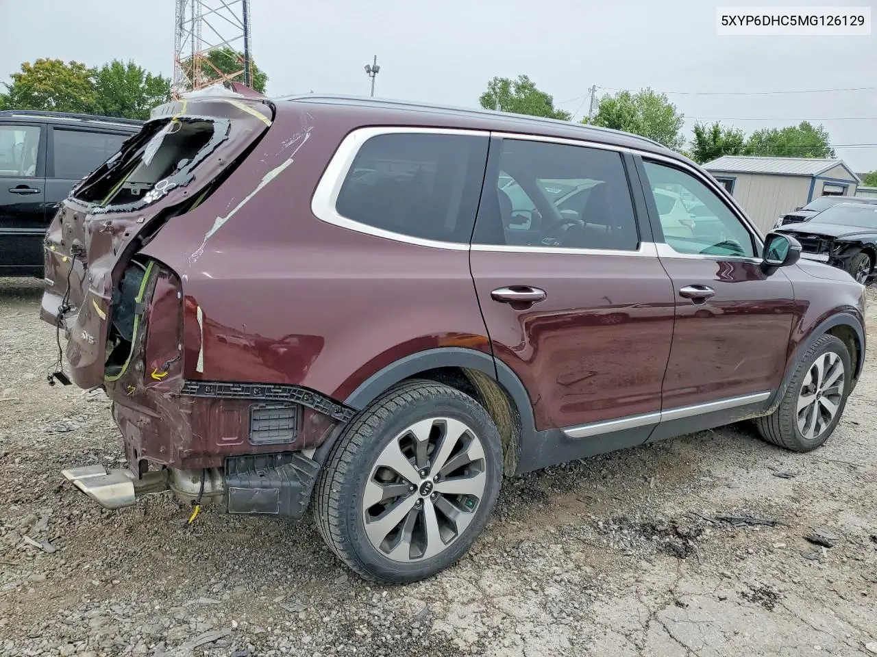 2021 Kia Telluride VIN: 5XYP6DHC5MG126129 Lot: 61046976