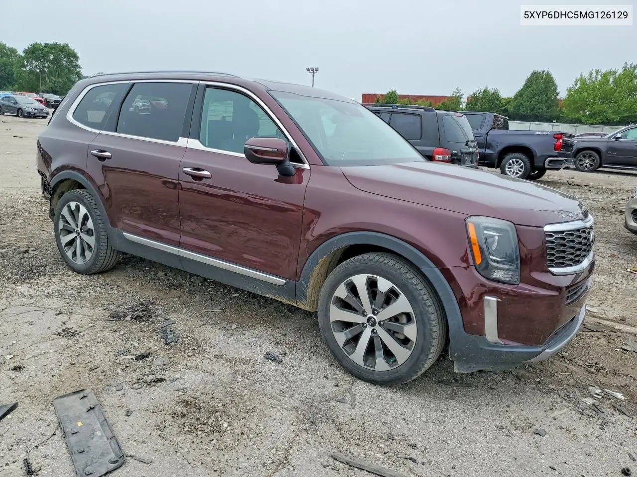 2021 Kia Telluride VIN: 5XYP6DHC5MG126129 Lot: 61046976