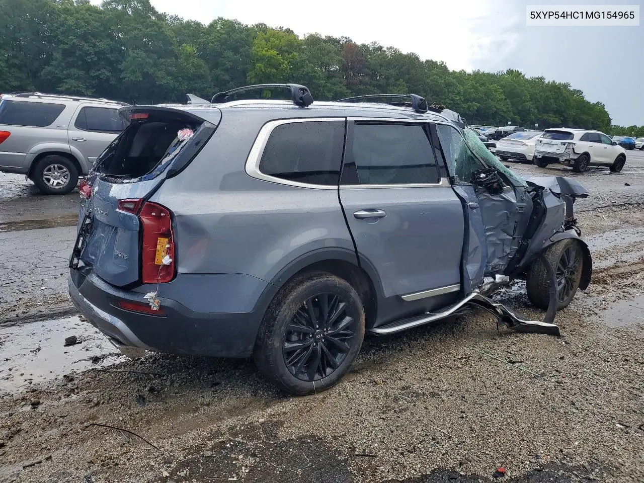 2021 Kia Telluride Sx VIN: 5XYP54HC1MG154965 Lot: 61134386