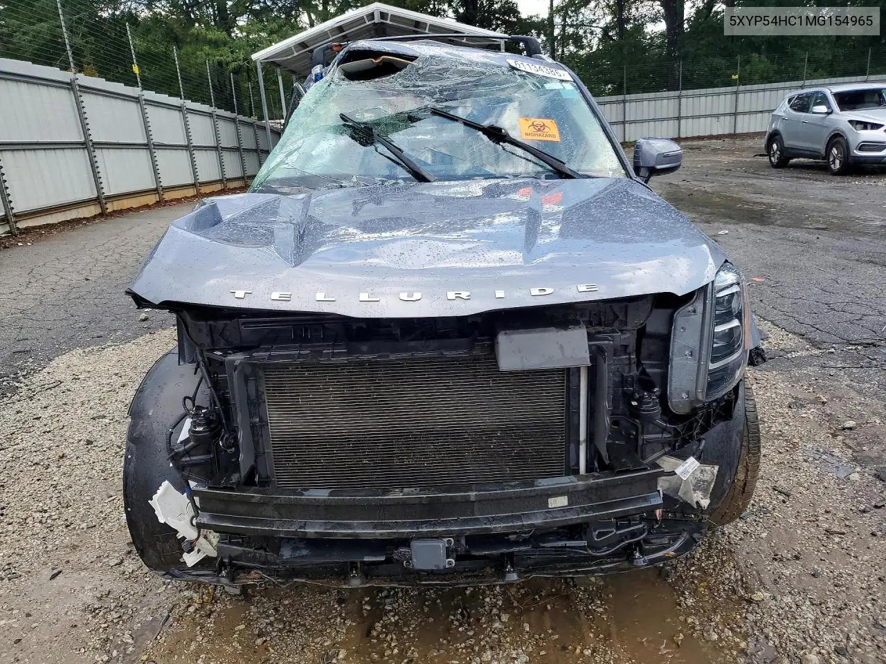 2021 Kia Telluride Sx VIN: 5XYP54HC1MG154965 Lot: 61134386