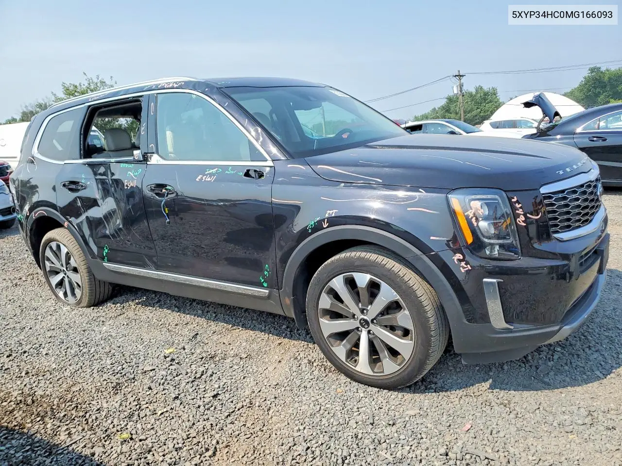 2021 Kia Telluride Ex VIN: 5XYP34HC0MG166093 Lot: 61525086