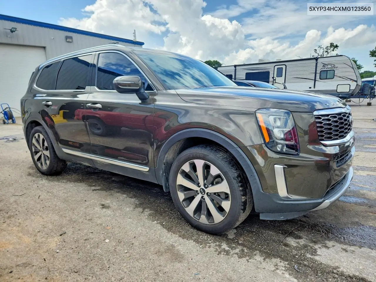 2021 Kia Telluride Ex VIN: 5XYP34HCXMG123560 Lot: 61544466
