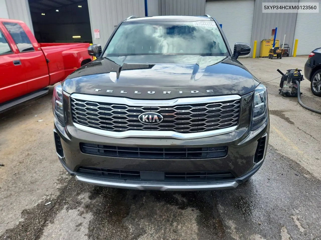 2021 Kia Telluride Ex VIN: 5XYP34HCXMG123560 Lot: 61544466