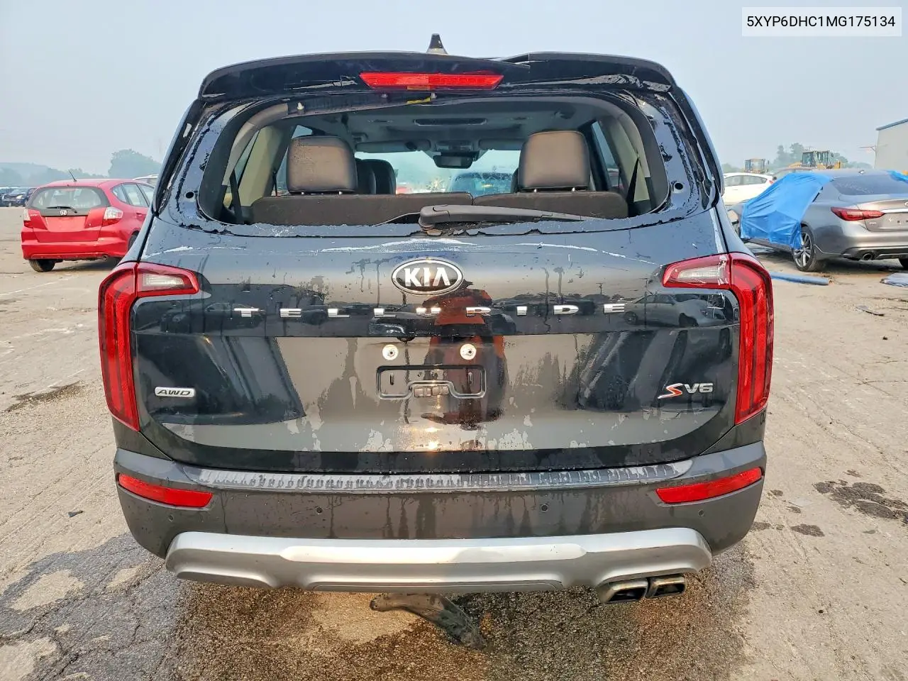 2021 Kia Telluride S VIN: 5XYP6DHC1MG175134 Lot: 61563196