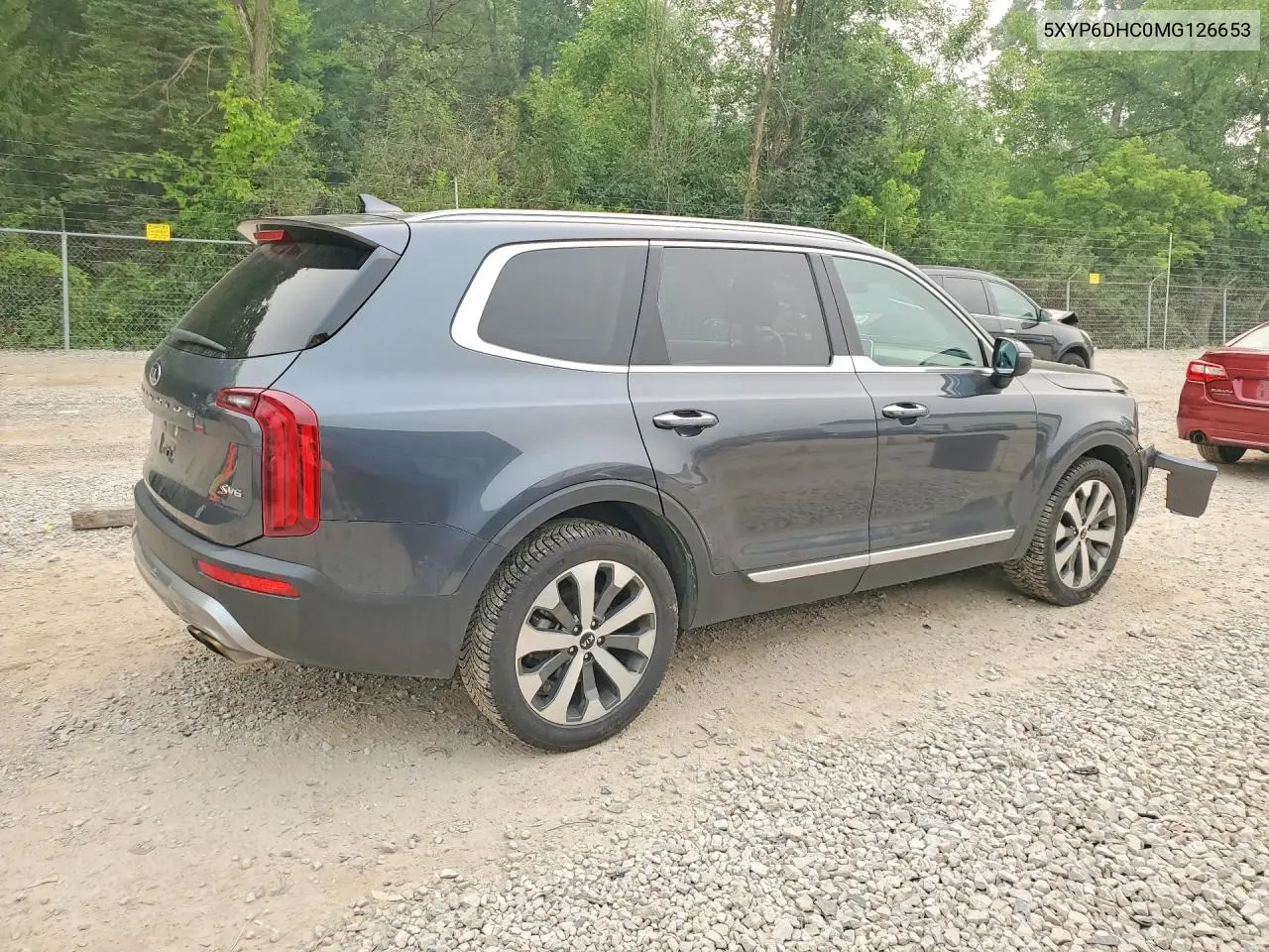 2021 Kia Telluride S VIN: 5XYP6DHC0MG126653 Lot: 61593906
