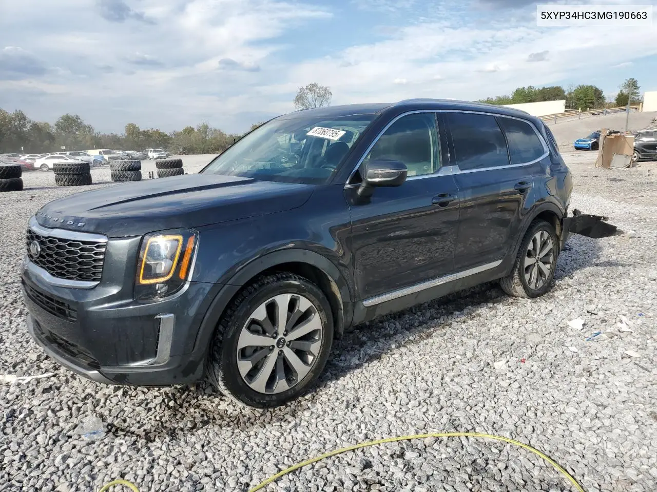 5XYP34HC3MG190663 2021 Kia Telluride Ex