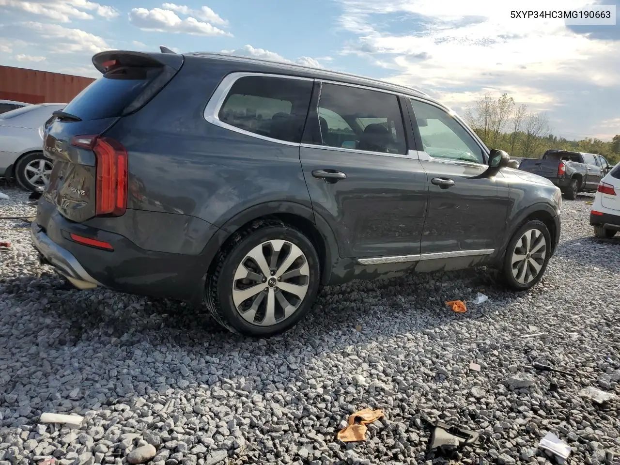 5XYP34HC3MG190663 2021 Kia Telluride Ex