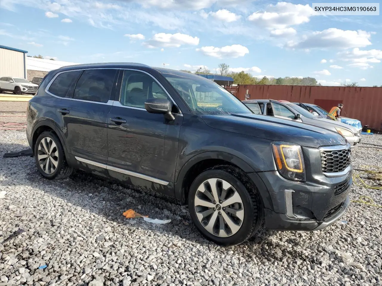 5XYP34HC3MG190663 2021 Kia Telluride Ex