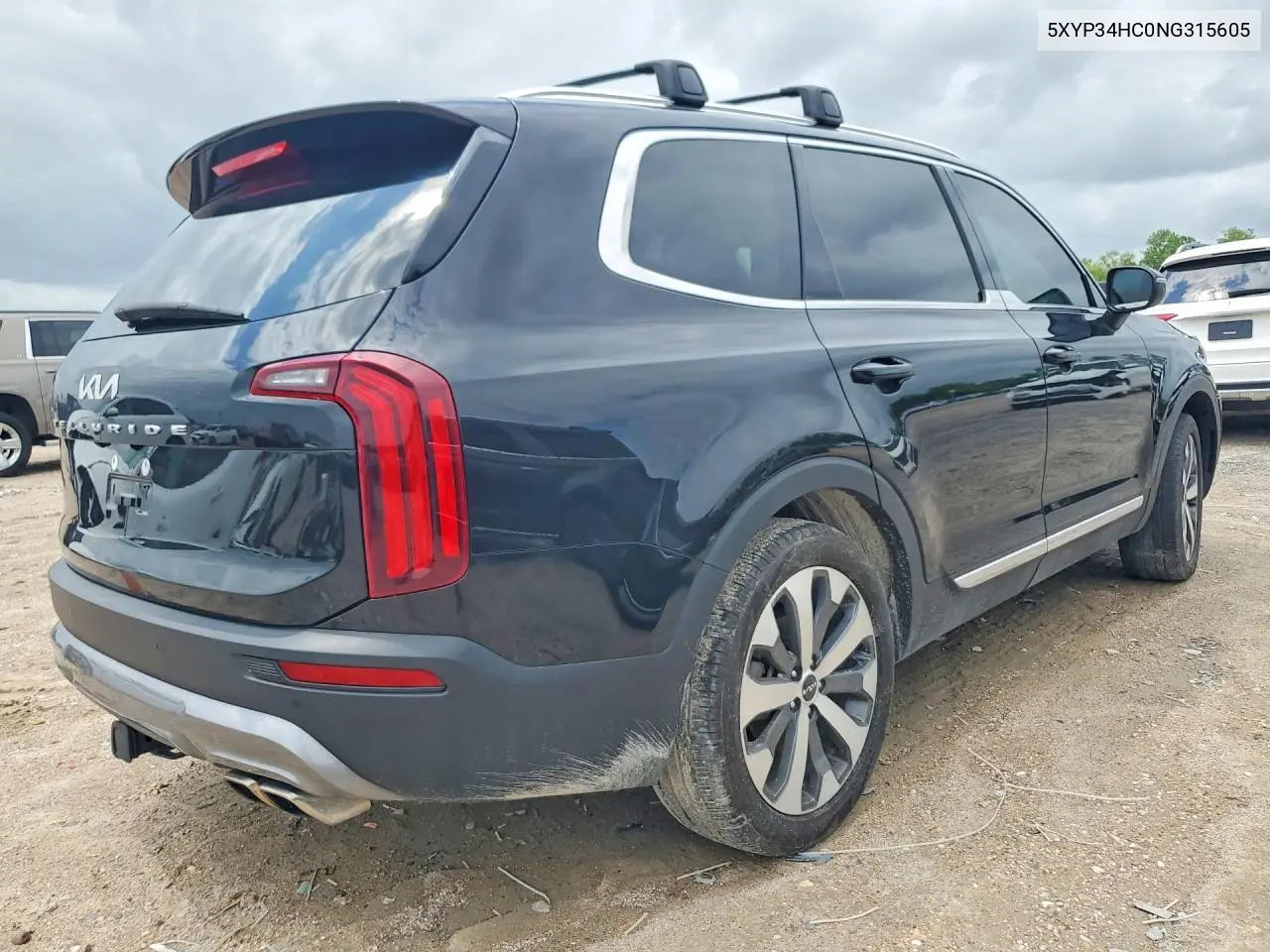 2022 Kia Telluride Ex VIN: 5XYP34HC0NG315605 Lot: 46734886