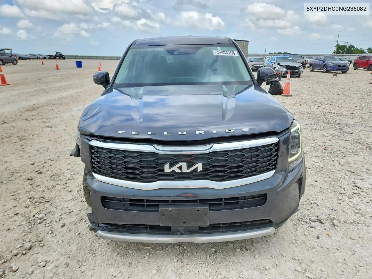 2022 Kia Telluride Lx VIN: 5XYP2DHC0NG236082 Lot: 49894796