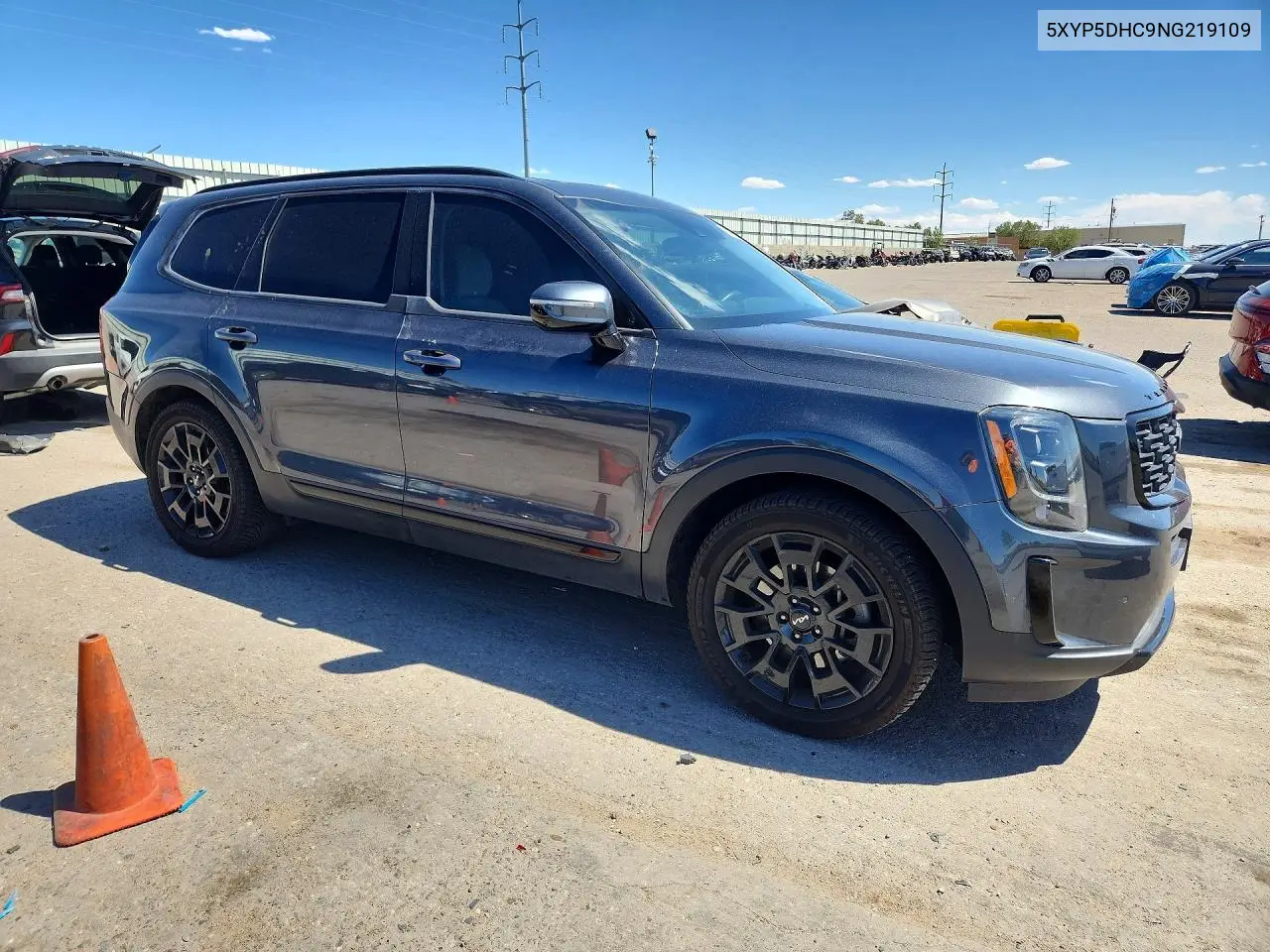 5XYP5DHC9NG219109 2022 Kia Telluride Sx