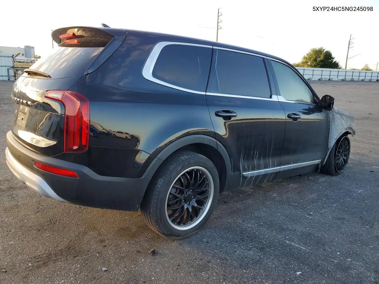 2022 Kia Telluride Lx VIN: 5XYP24HC5NG245098 Lot: 53959316