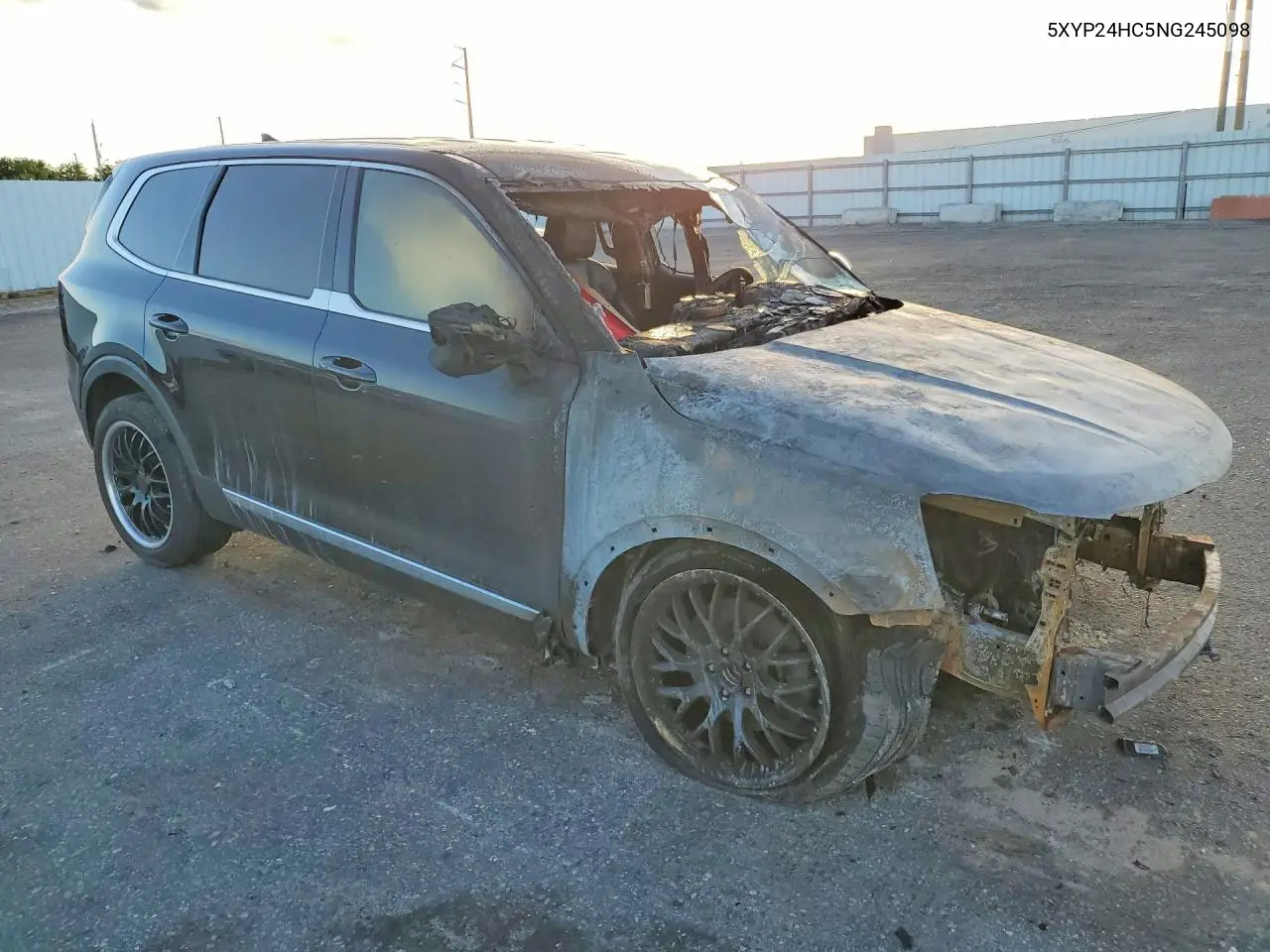 2022 Kia Telluride Lx VIN: 5XYP24HC5NG245098 Lot: 53959316