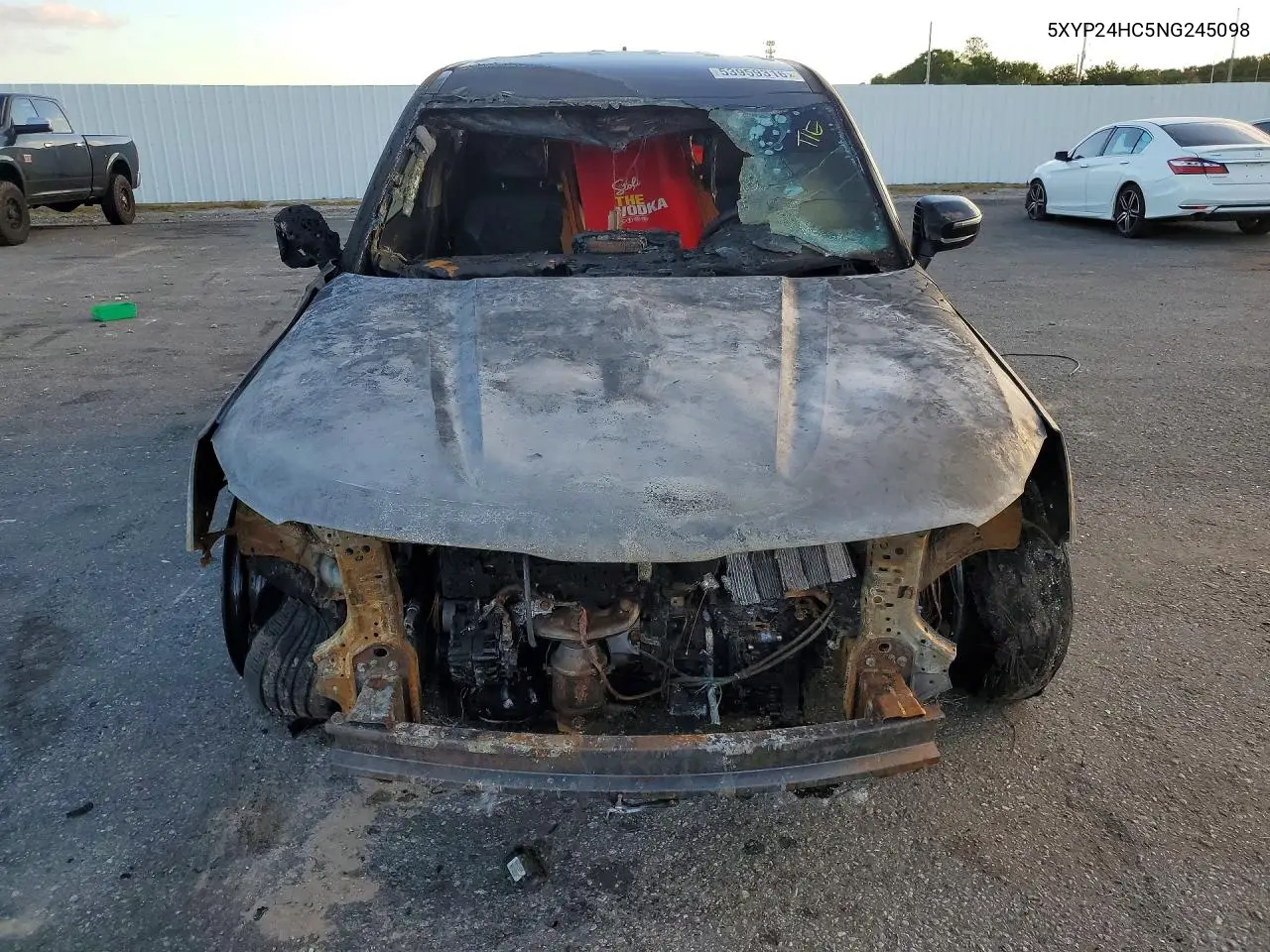 2022 Kia Telluride Lx VIN: 5XYP24HC5NG245098 Lot: 53959316